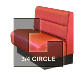 DM Seating DBTPS-36HO-34 Booth