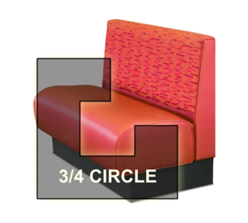 DM Seating DBTPS-48-34 Booth