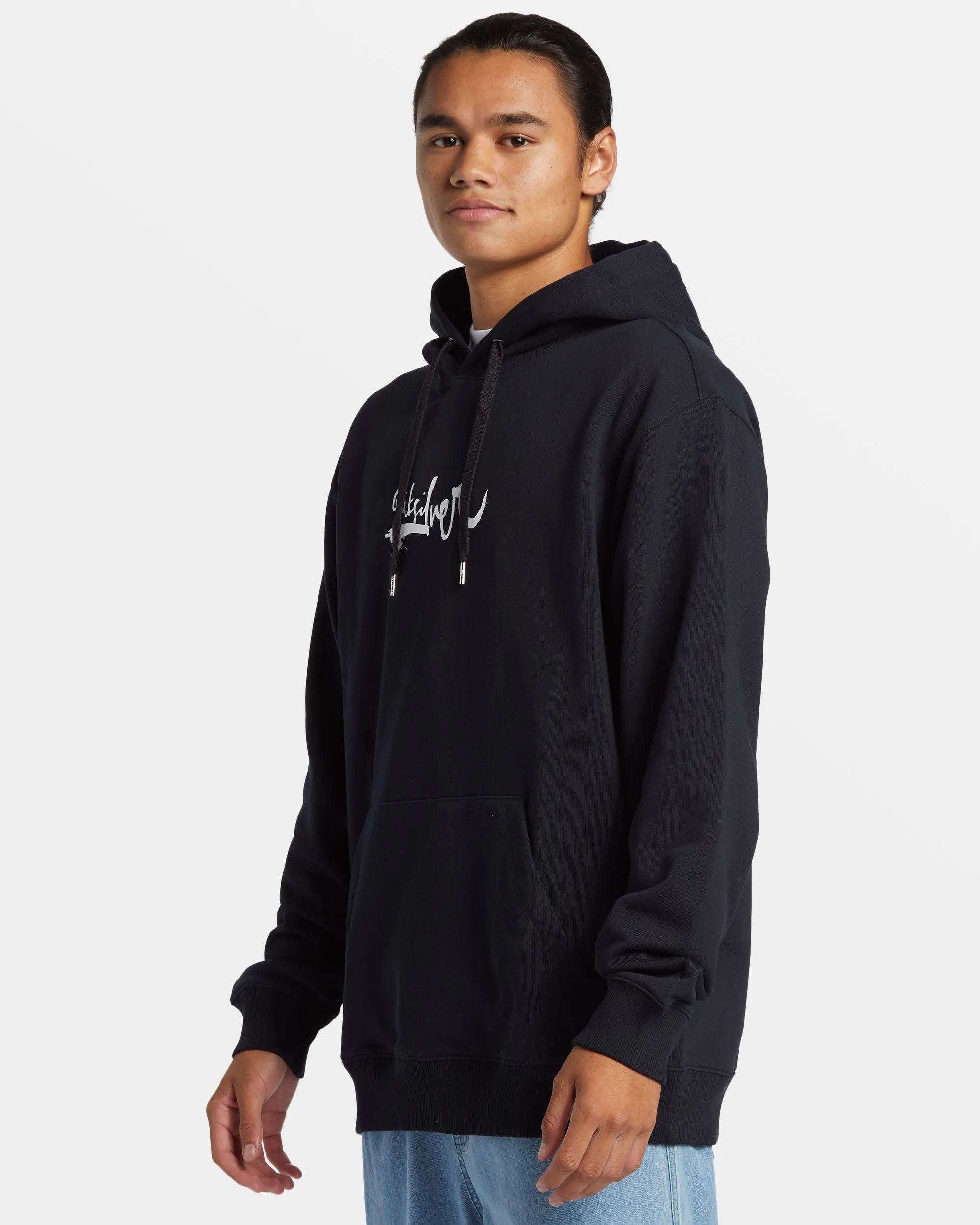 DNA Impaired Logo Hoodie - Black