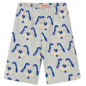 Dogs Baby Sweatpants in Light Grey Heather by Tinycottons