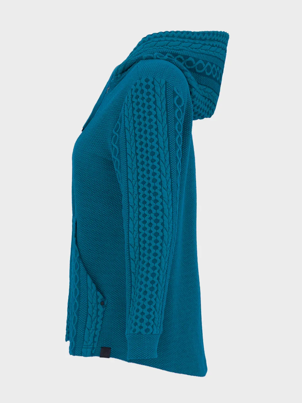 DOLCEZZA - HOODED CABLE JACKET