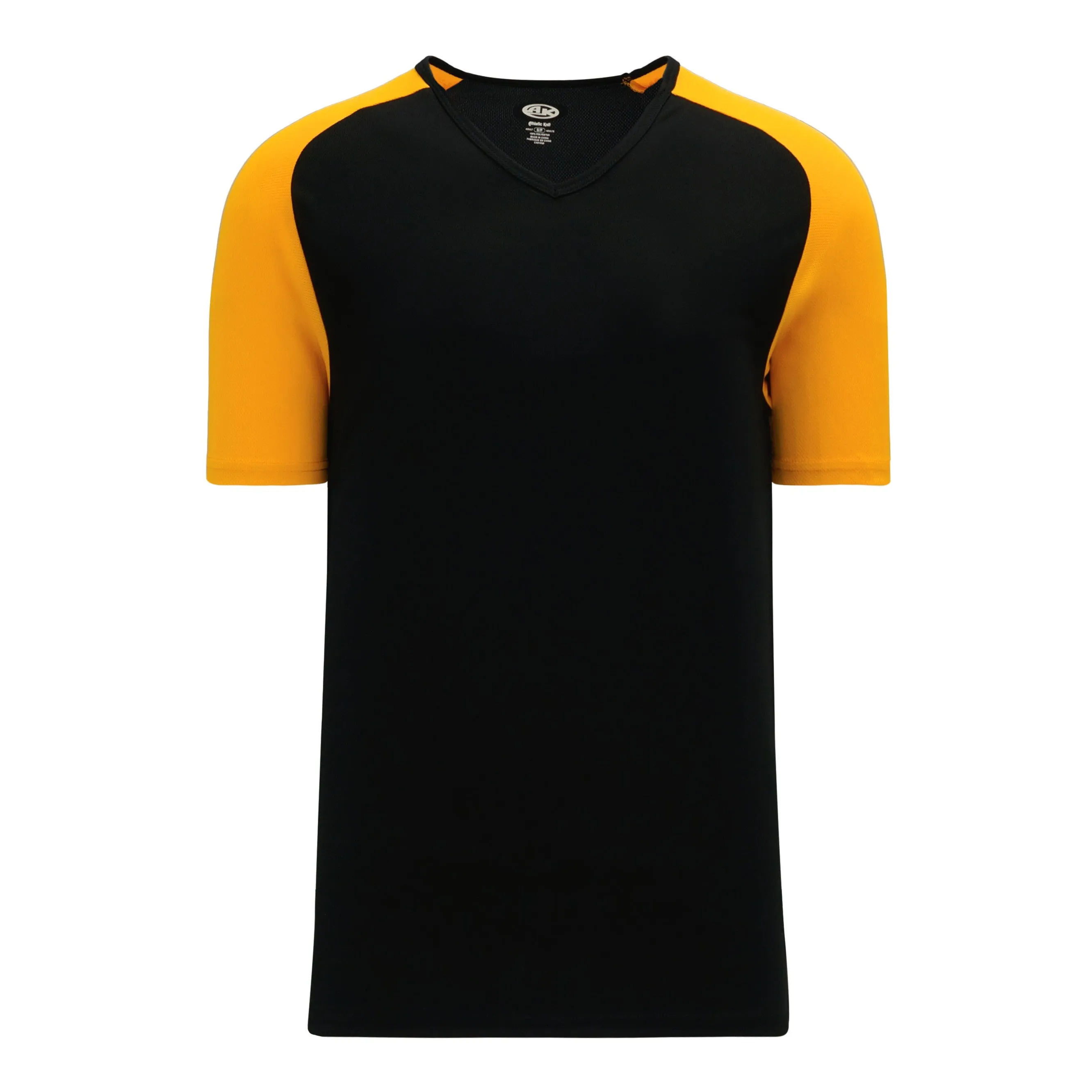 Dryflex V-Neck Pullover Black-Gold Jersey