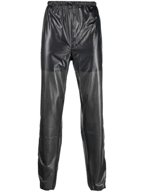 elasticated-waist waterproof trousers