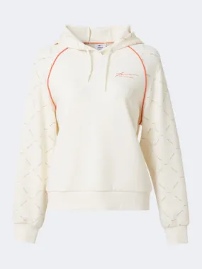 Erke Pullover Women Tennis Hoody Glacier White