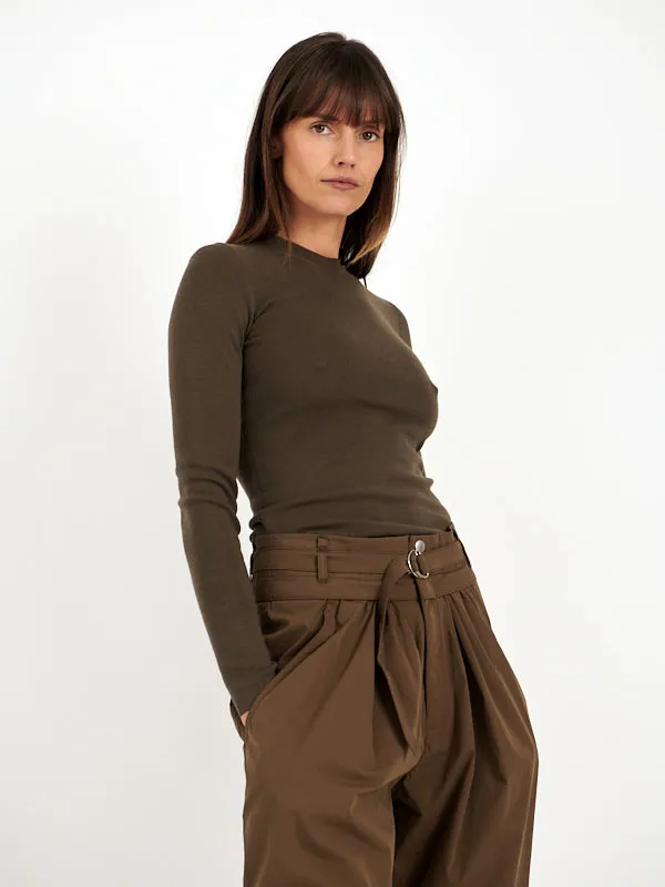 Erwin Pullover in Khaki