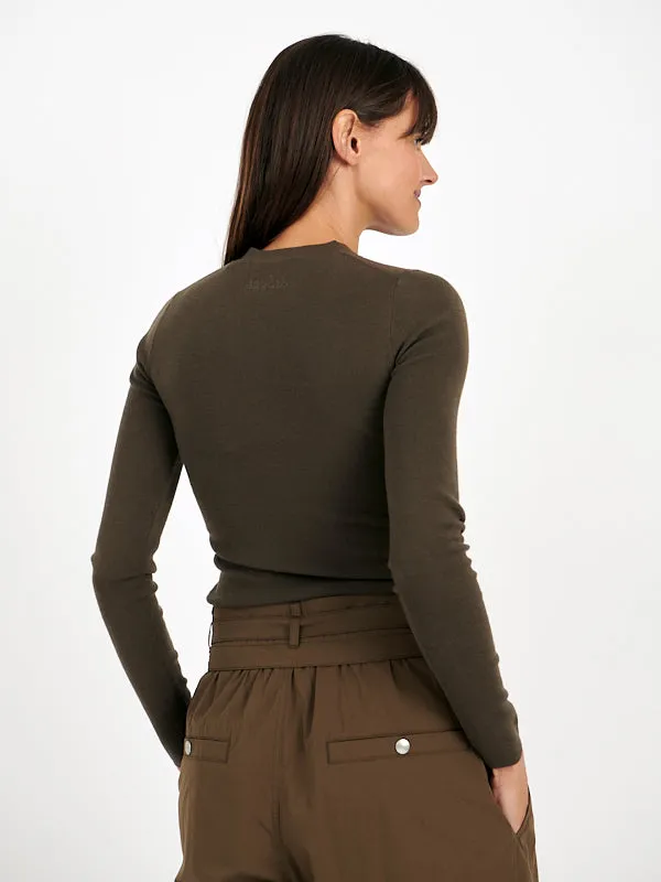 Erwin Pullover in Khaki