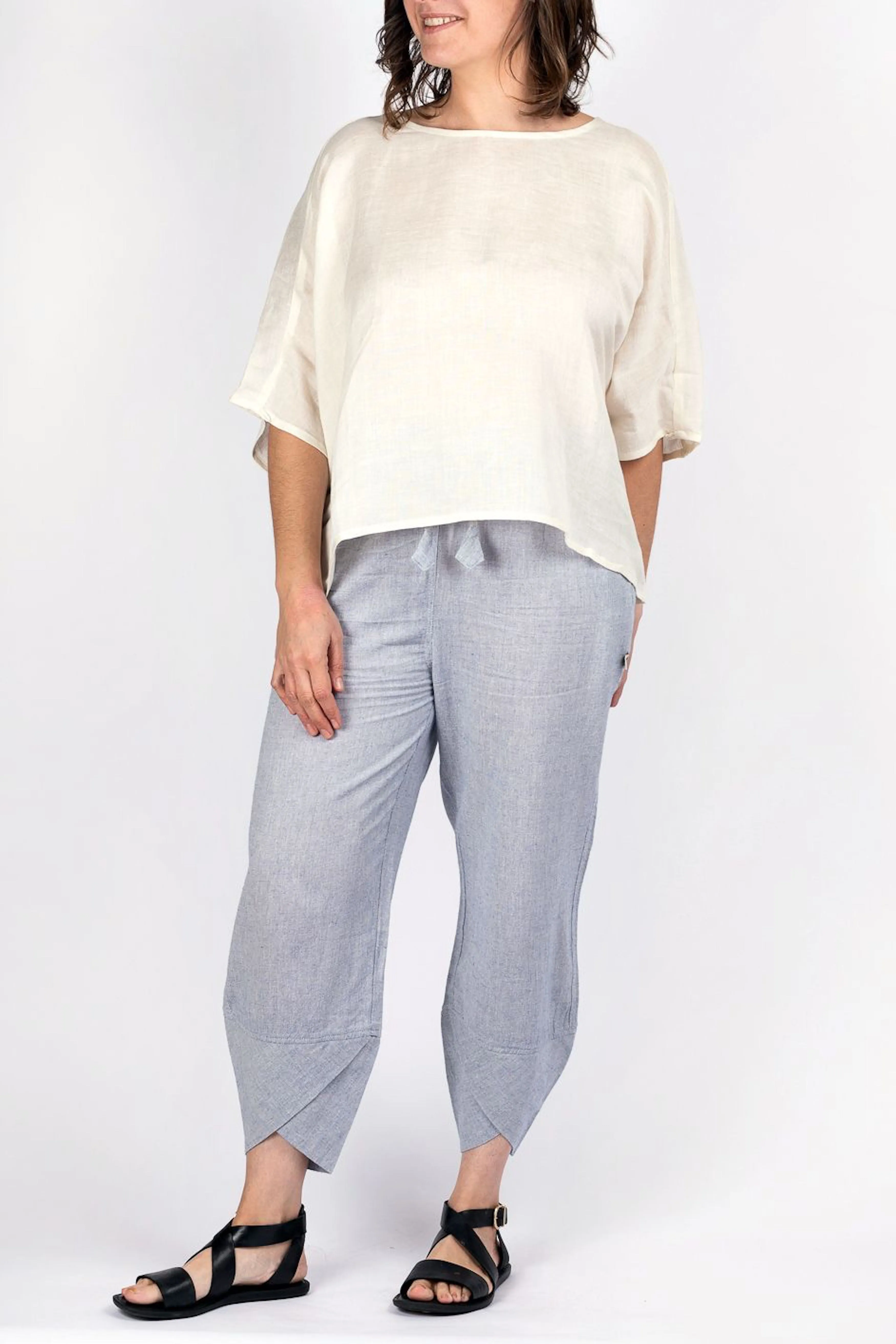Everly Linen Blouse Natural