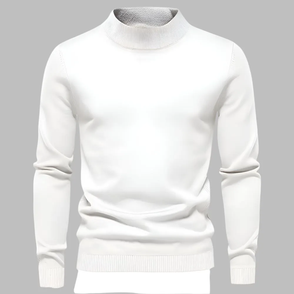 Fjälrover Pullover | Stilvoller Herren Rollkragenpullover mit kleinem Kragen