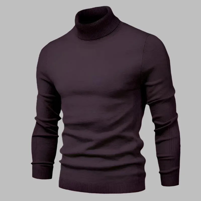 Fjälrover Pullover | Stilvoller Herren Rollkragenpullover mit kleinem Kragen