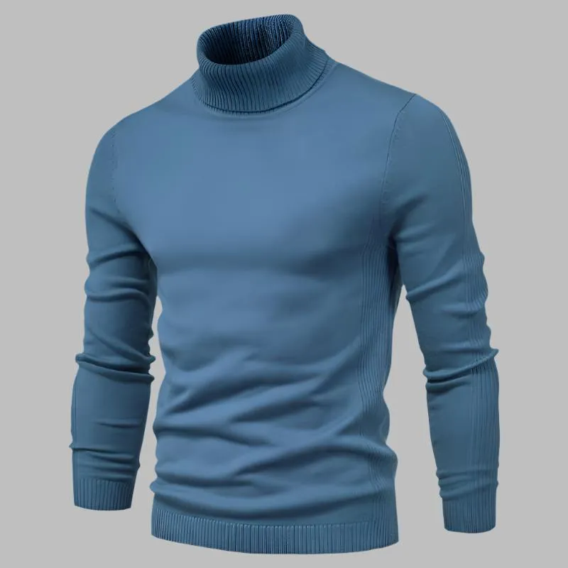 Fjälrover Pullover | Stilvoller Herren Rollkragenpullover mit kleinem Kragen