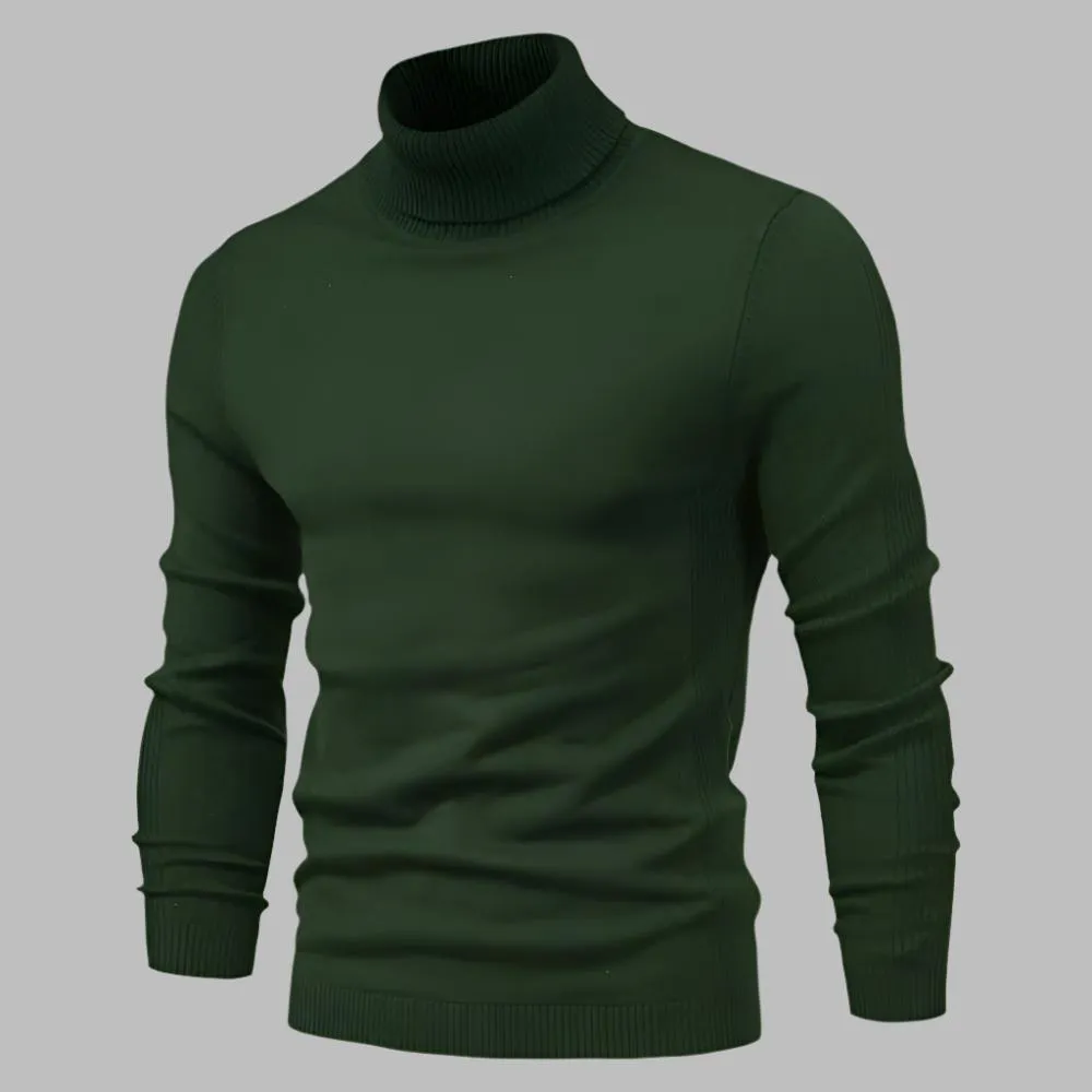 Fjälrover Pullover | Stilvoller Herren Rollkragenpullover mit kleinem Kragen