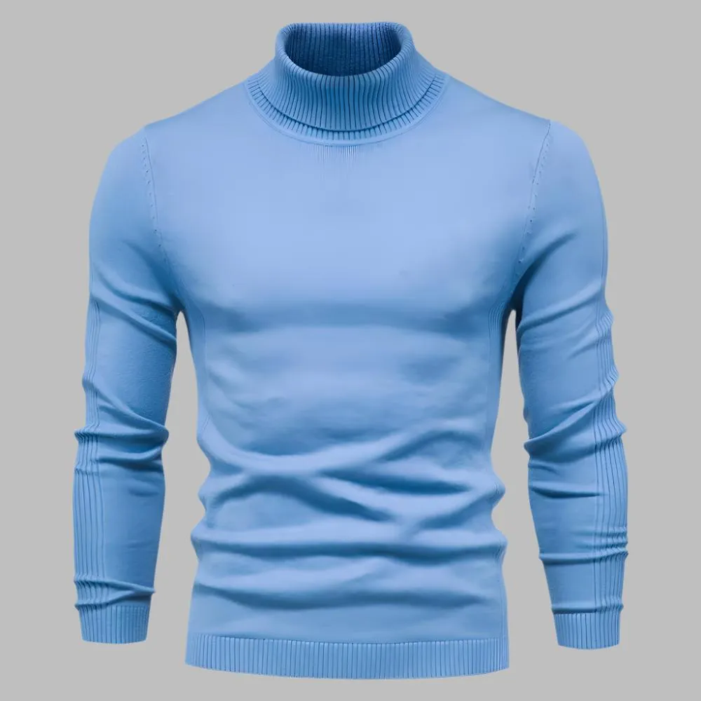 Fjälrover Pullover | Stilvoller Herren Rollkragenpullover mit kleinem Kragen