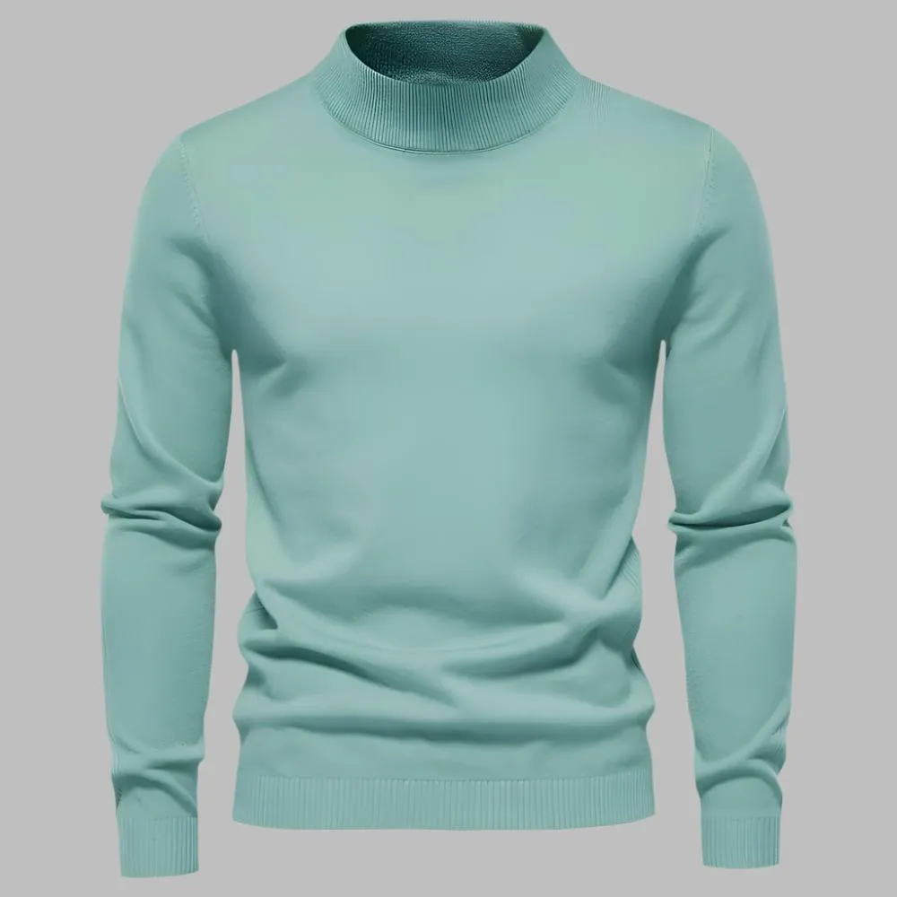 Fjälrover Pullover | Stilvoller Herren Rollkragenpullover mit kleinem Kragen