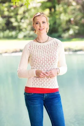 Fleurette Lace pullover