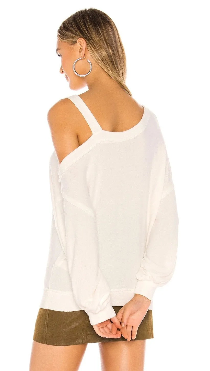 Free People Flaunt It Pullover Ivory