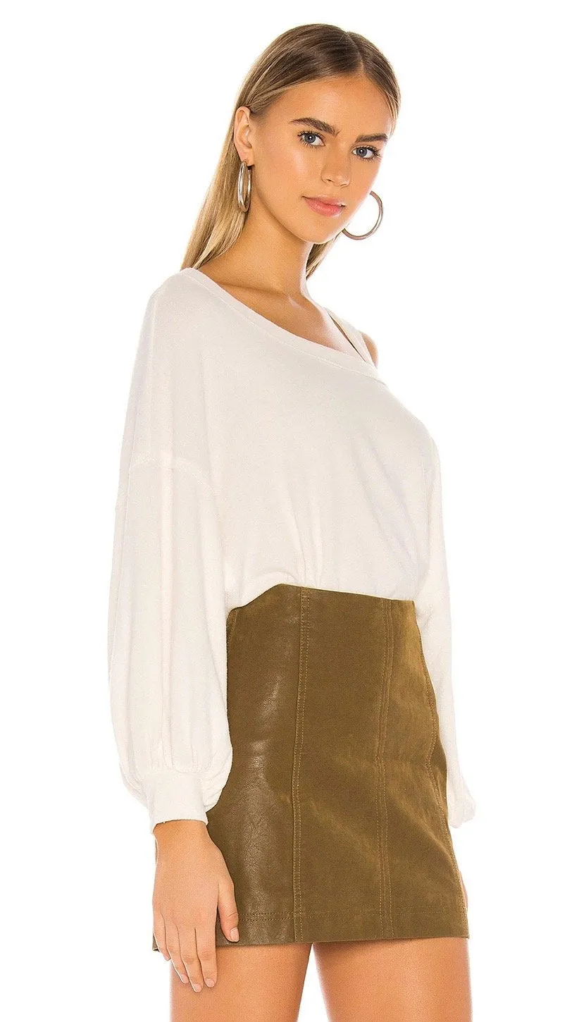Free People Flaunt It Pullover Ivory