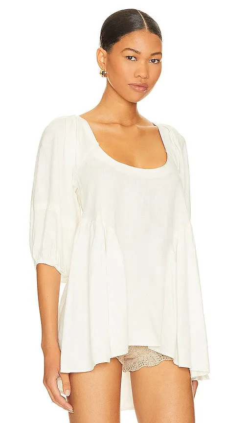 Free People x Revolve Blossom Tunic in White