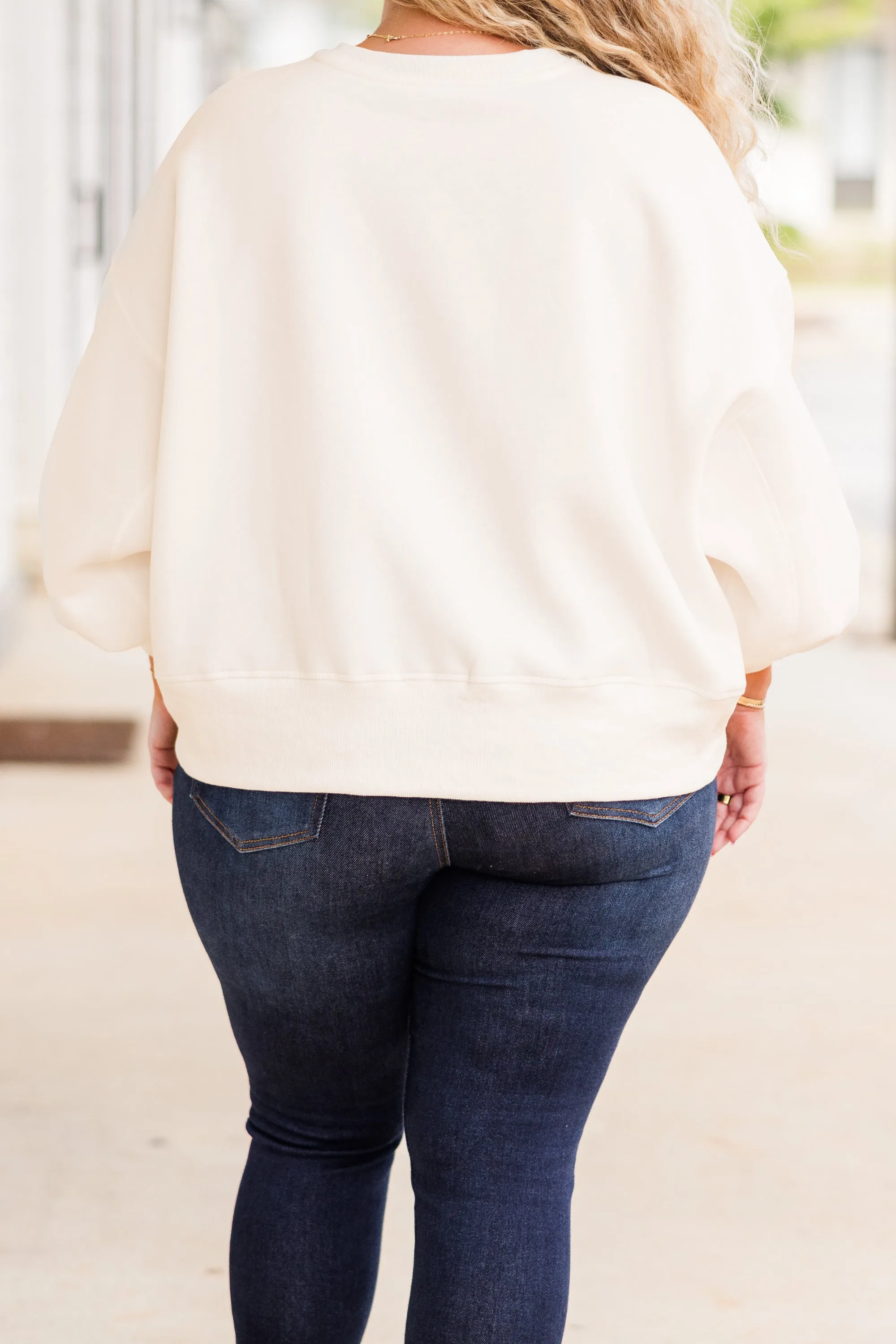 Freedom To Feel Pullover, Bone