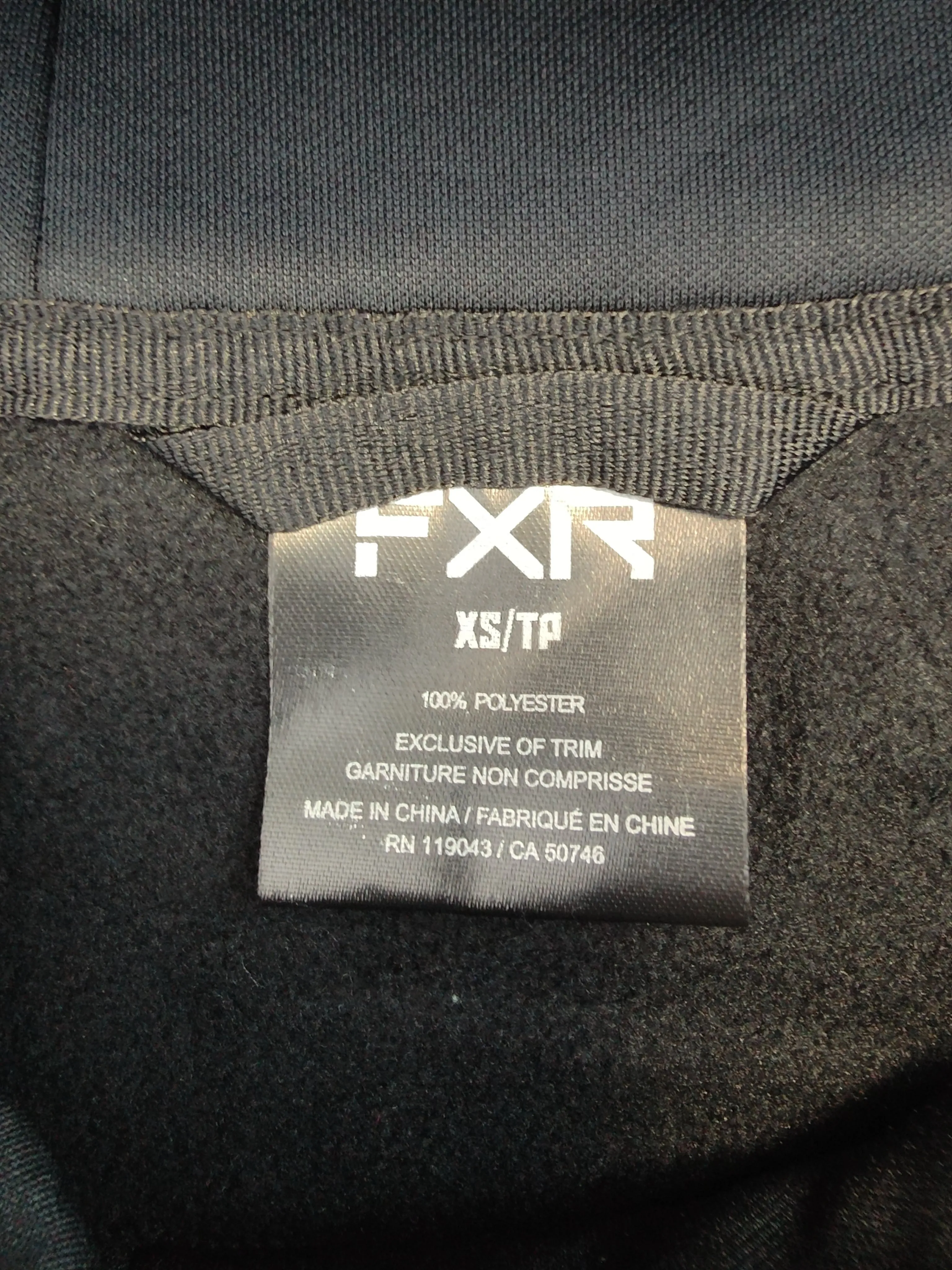 FXR Youth Podium Tech Pullover Hoodie in Black/Red XS