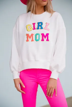 GIRL MOM IVORY PULLOVER