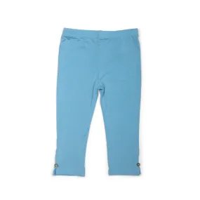 Girls Leggings in Happy Blue