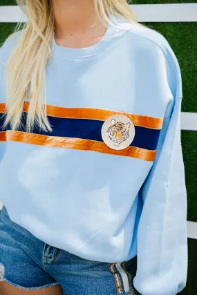GO GET EM TIGERS BLUE PULLOVER