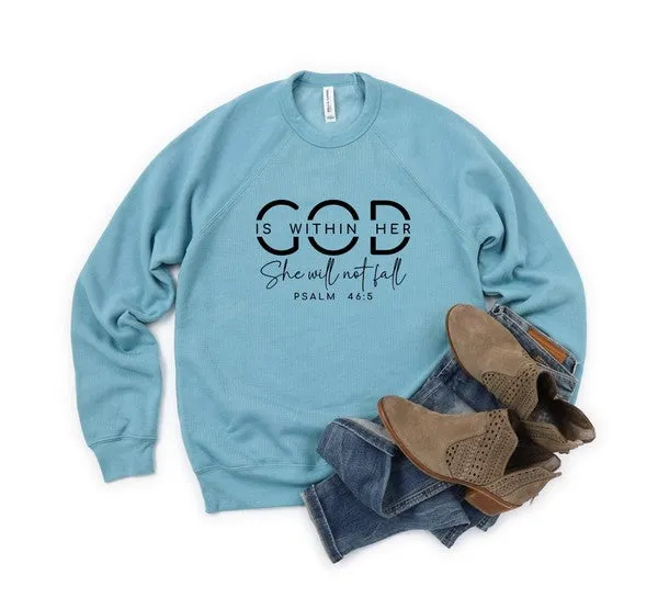 God Is Within Bella Premium Sweatshirt