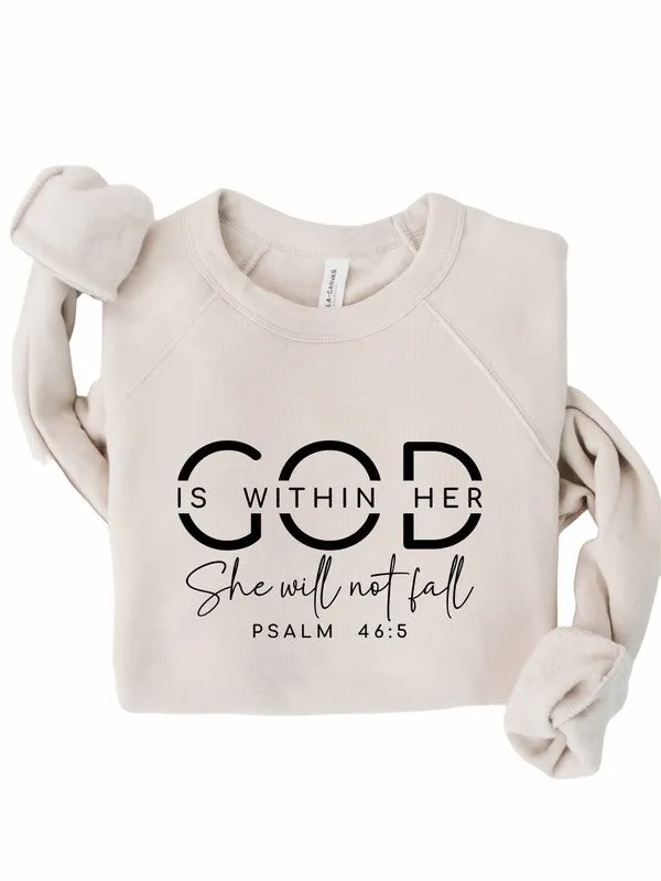 God Is Within Bella Premium Sweatshirt