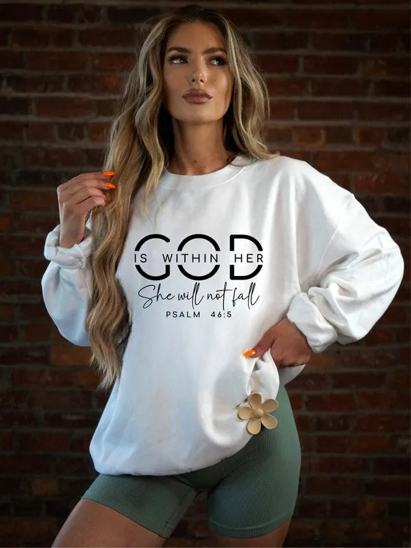 God Is Within Bella Premium Sweatshirt