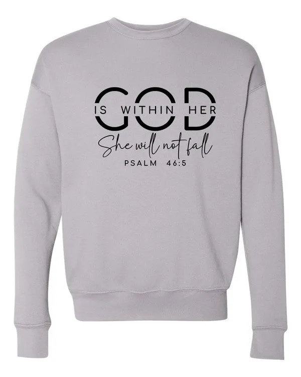 God Is Within Bella Premium Sweatshirt