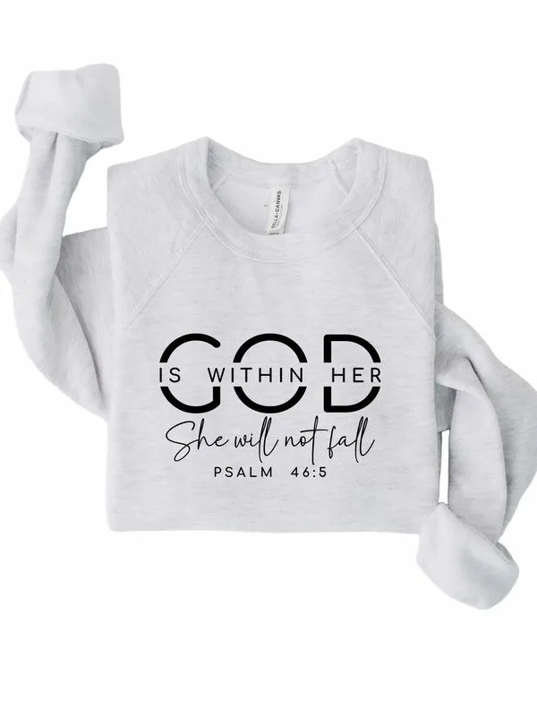 God Is Within Bella Premium Sweatshirt