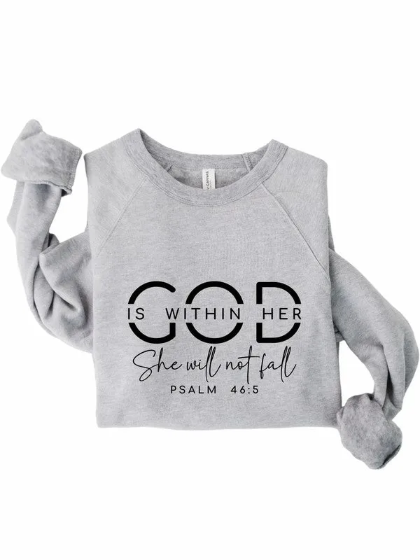 God Is Within Bella Premium Sweatshirt