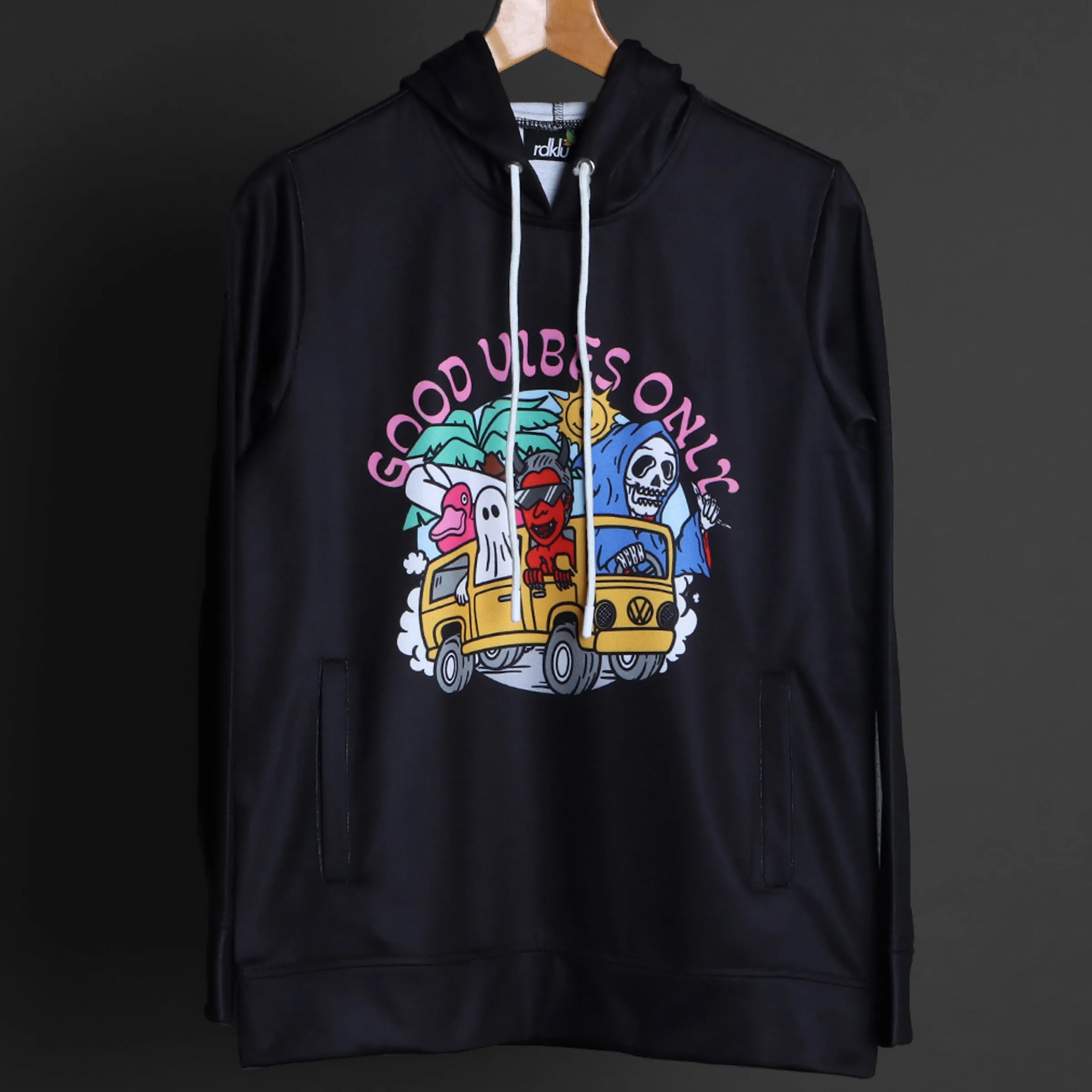Good Vibes Only Printed Hoodie#35