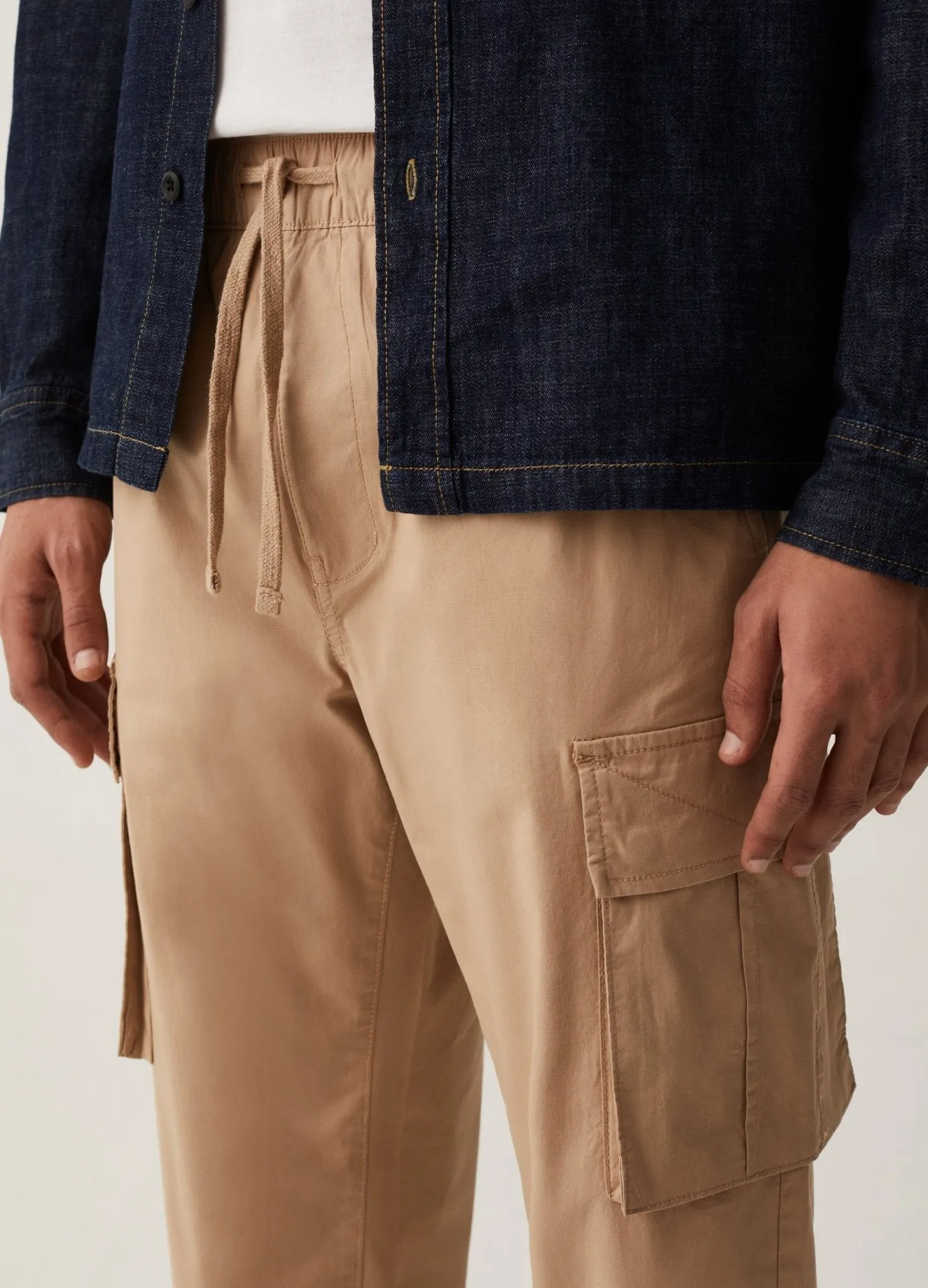 Grand&Hills stretch cotton cargo joggers