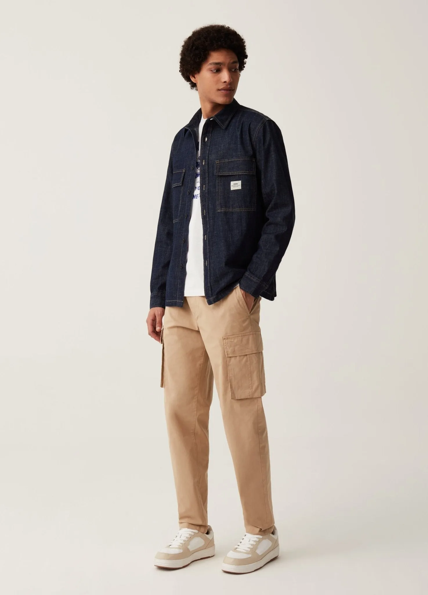 Grand&Hills stretch cotton cargo joggers