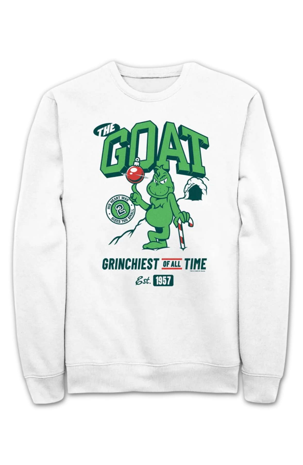 Grinchiest Of All Time Dr. Seuss Sweatshirt