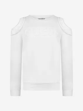 Guess Girls Sweatshirt - Cut-Out Shoulder Sweatshirt