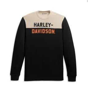 Harley-Davidson® Men's Colorblock Knit Pullover- moonstruck - 96313-21VM