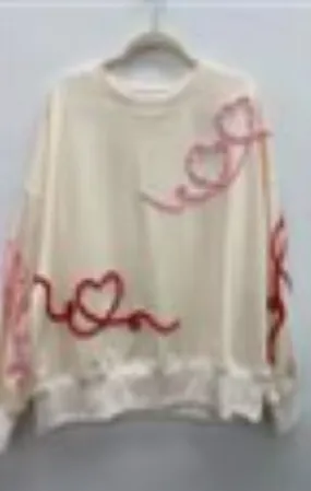 Hearts & Pearl Sweatshirt