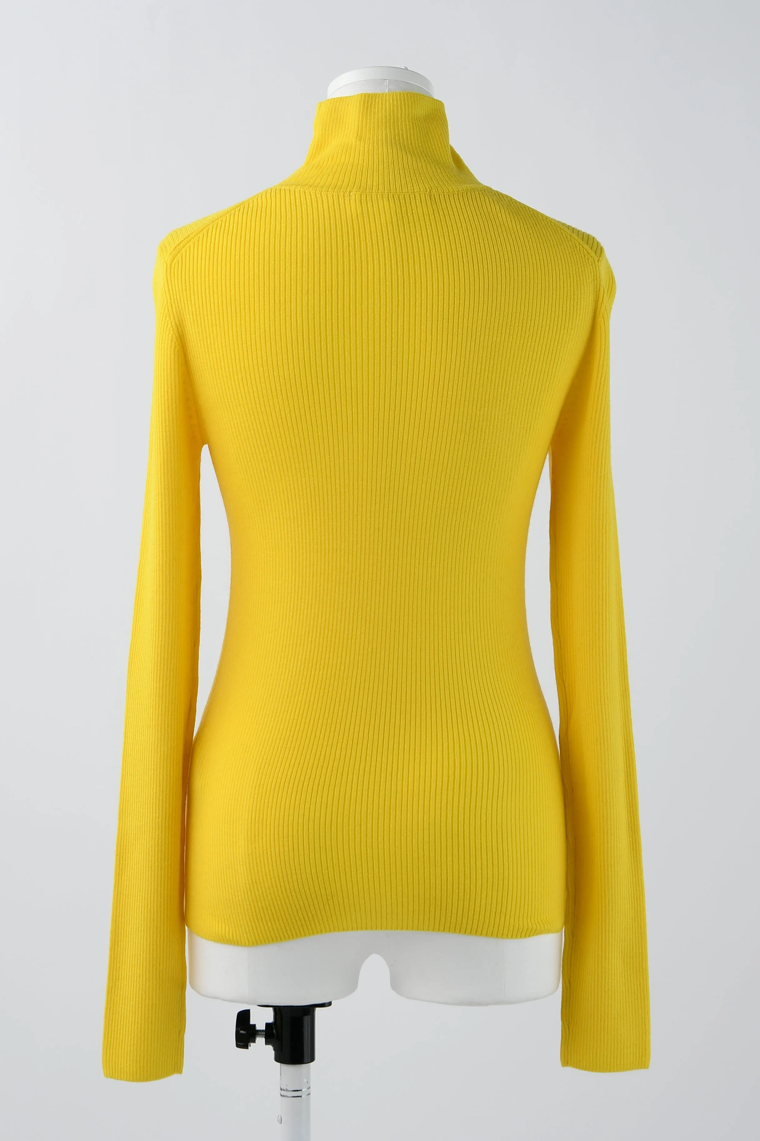 High-neck Pullover (Yellow)