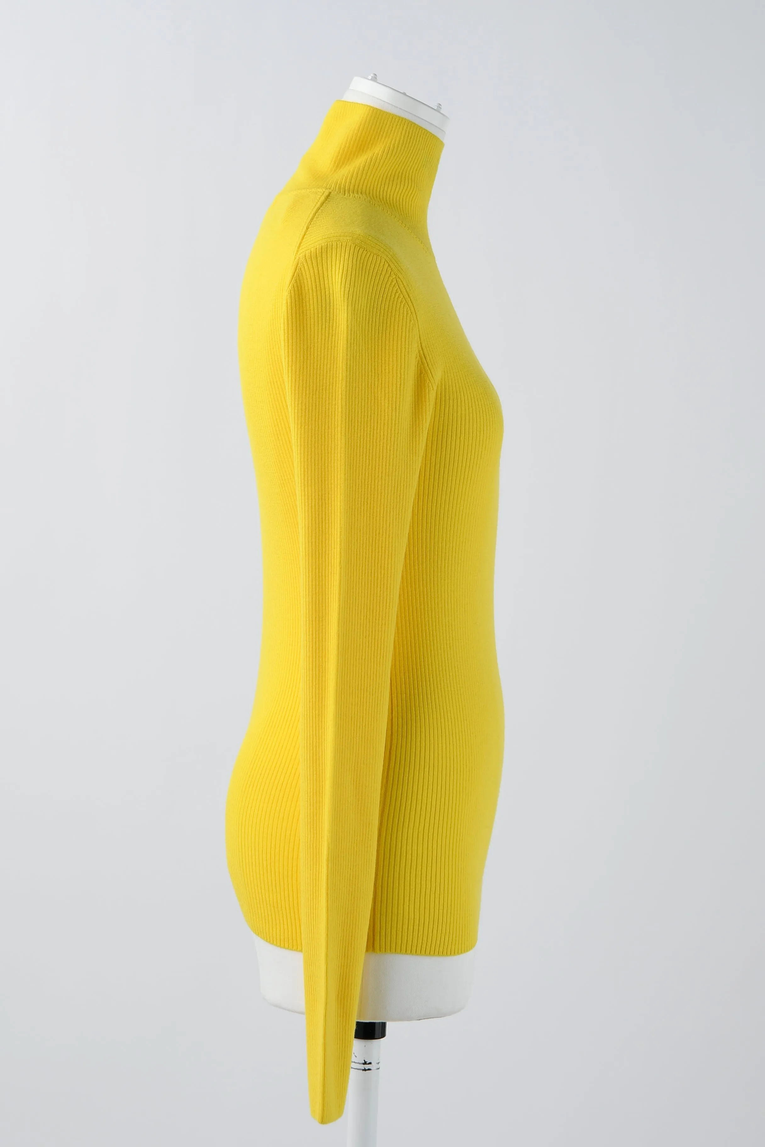 High-neck Pullover (Yellow)