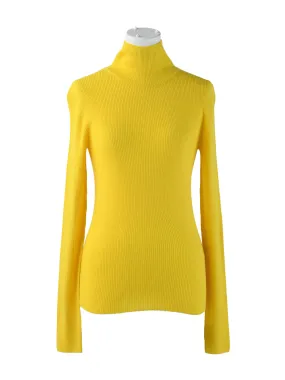 High-neck Pullover (Yellow)