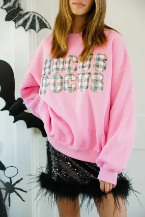 HOCUS POCUS GINGHAM PULLOVER
