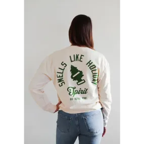Holiday Spirit Pullover - Festive Lightweight Sweatshirt