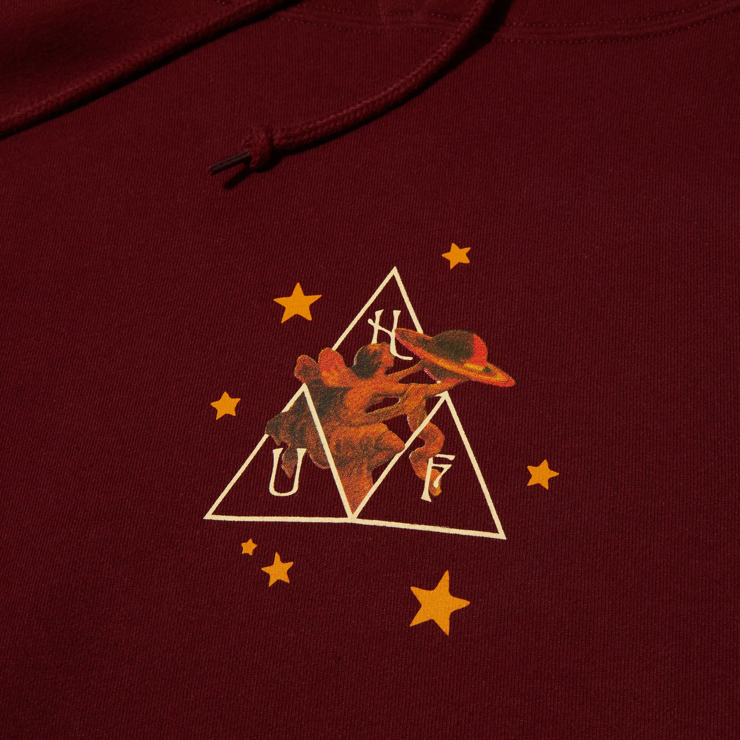 Huf x Smashing Pumpkins Infinite Star Girl Pullover Hoodie (Deep Wine)