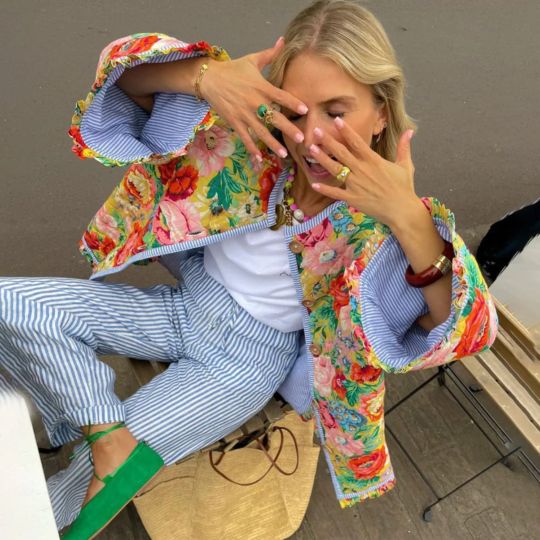 Jill | Flowery Jacket