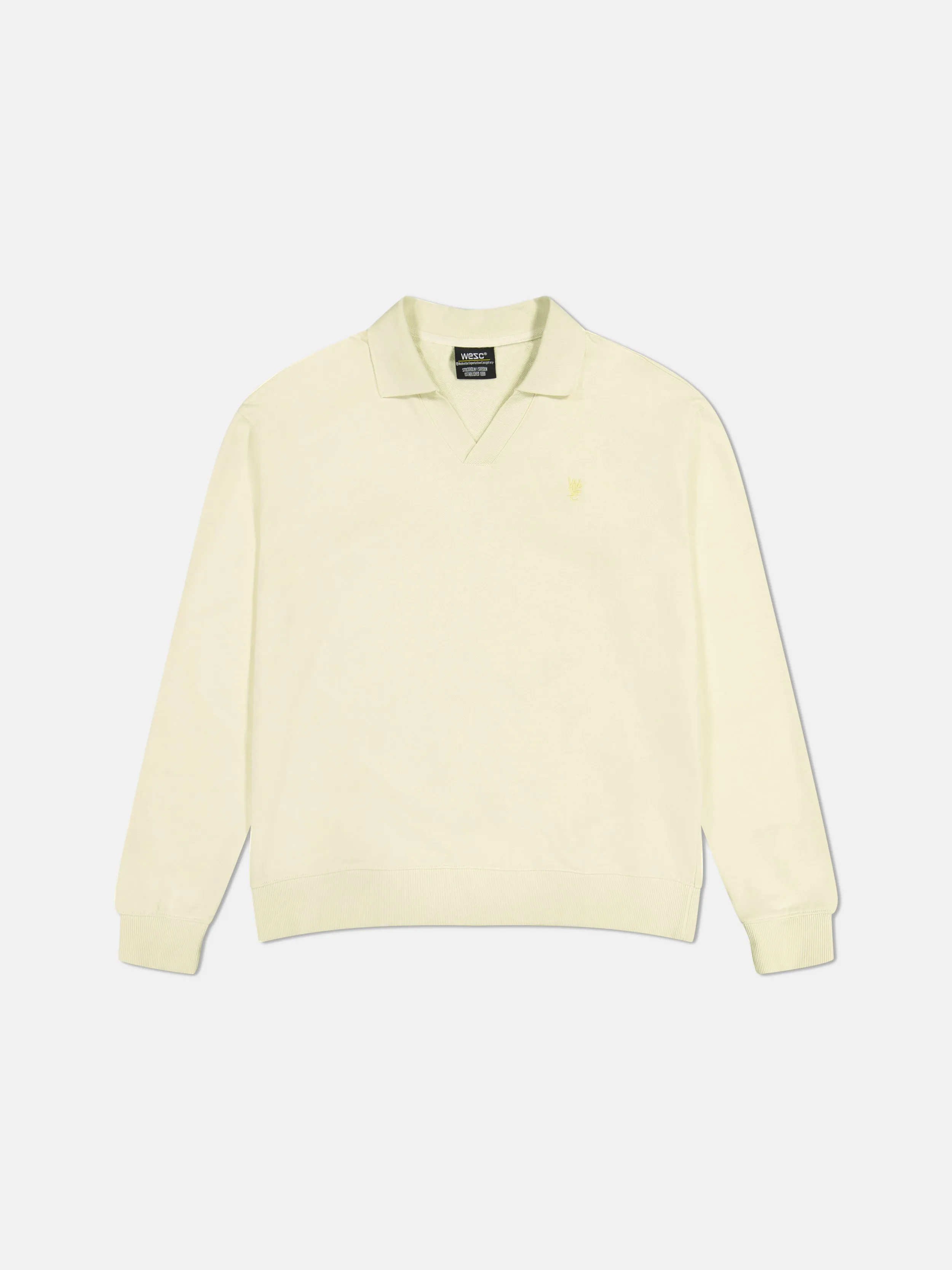 JOHNNY COLLAR PULLOVER SWEATSHIRT