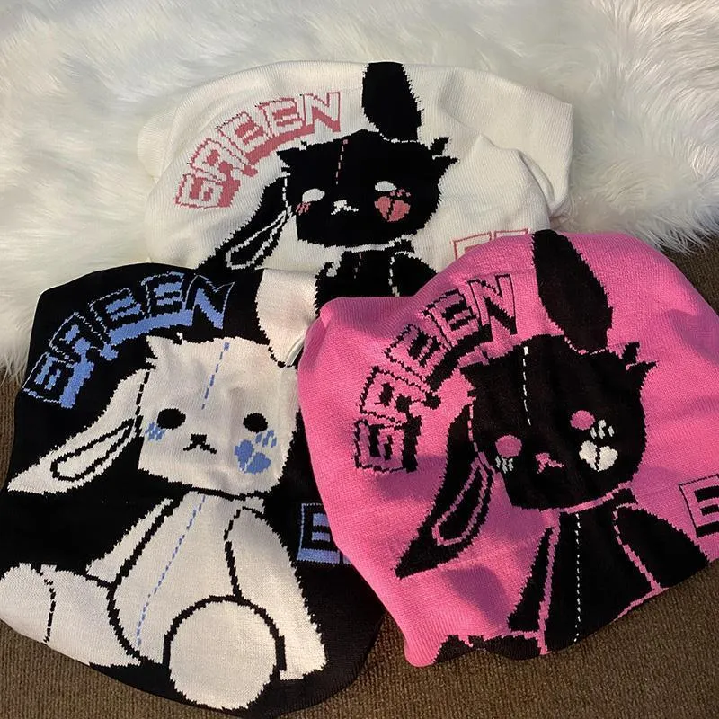 Kawaii E-Girl Bunny Sweatshirt - Embrace Adorable E-Style 🐰🌟