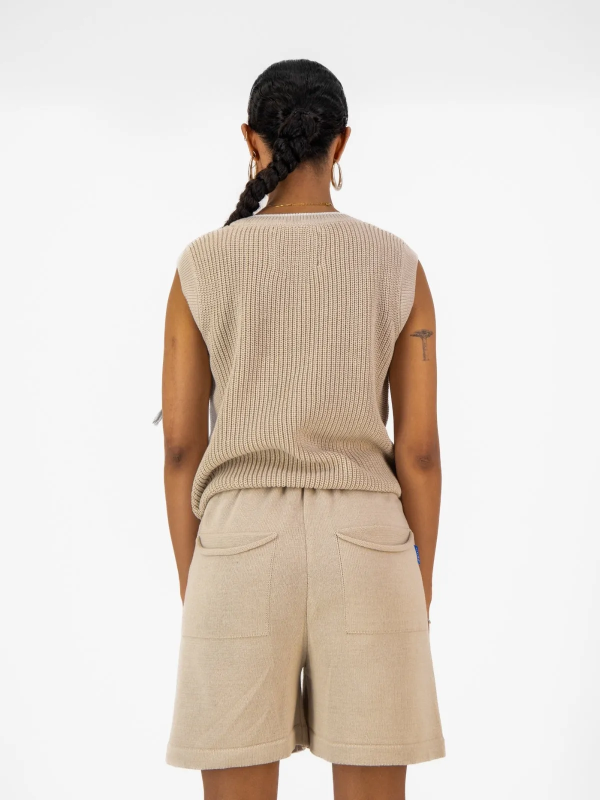 Knitwear Vest - Stone