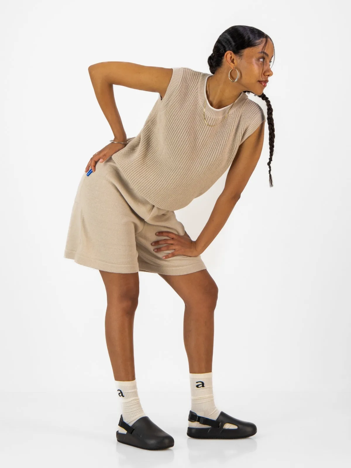 Knitwear Vest - Stone